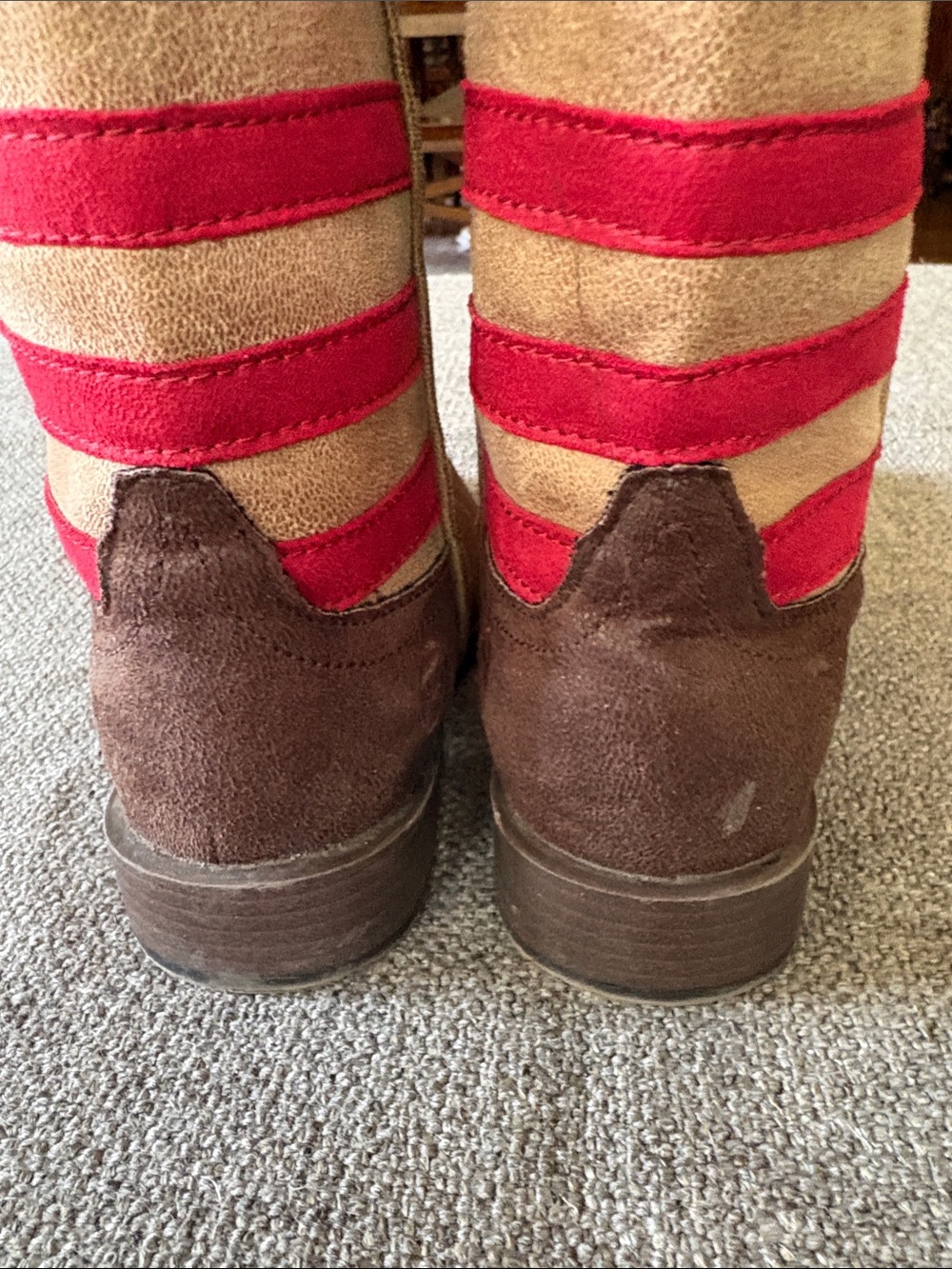 ROPER Little Kids Cowboy Cowgirl Boots Patriotic 4th of July American Sz 2 - Picture 6 of 8